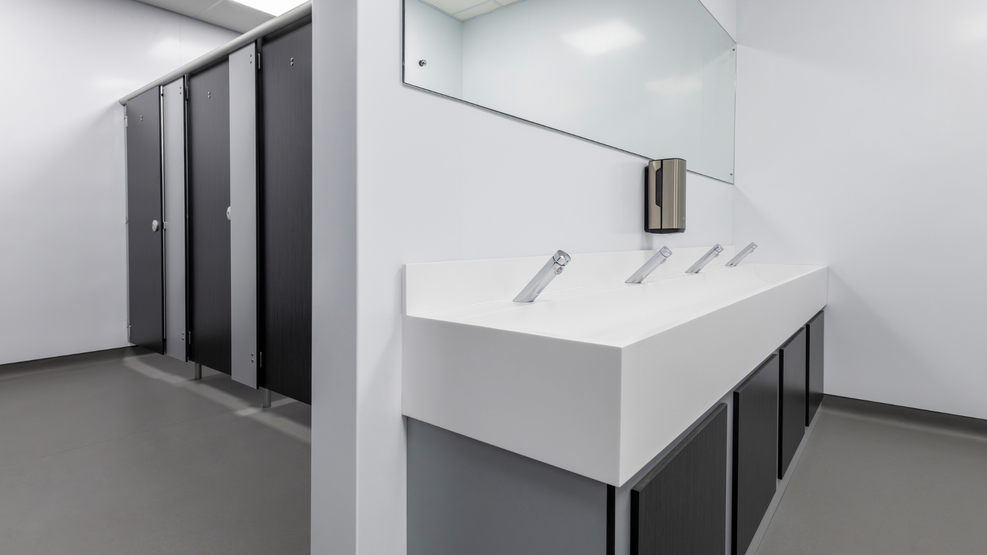 Washroom Fit-Out Company Bunzl project